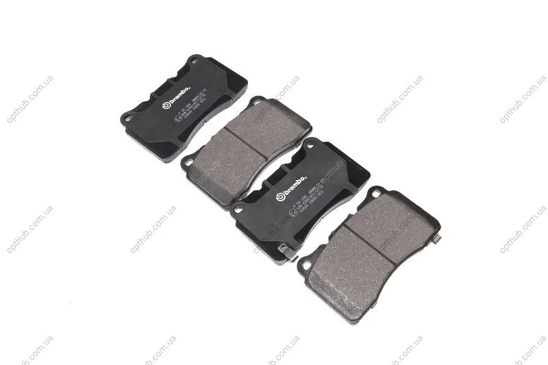 Колодка гальм. диск. MITSUBISHI LANCER VI, SUBARU IMPREZA передн. (вир-во) C.I.U BREMBO P 54 039 (фото 1)