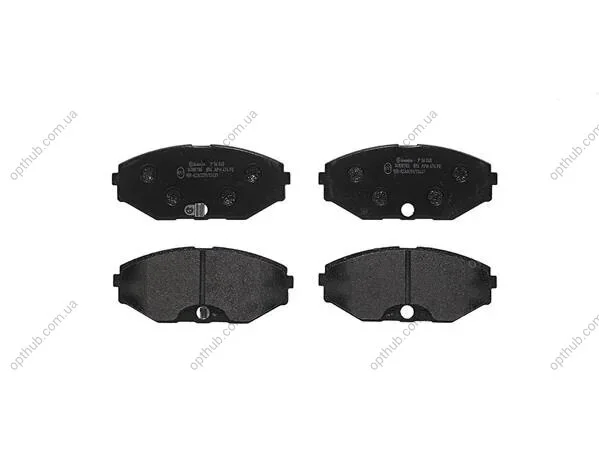 Колодки гальмівні дискові ПЕРЕДН MAXIMA QX 97- P56045 BREMBO P56 045 (фото 1)
