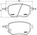 Гальмівні колодки дискові BREMBO P56 051 (фото 1)