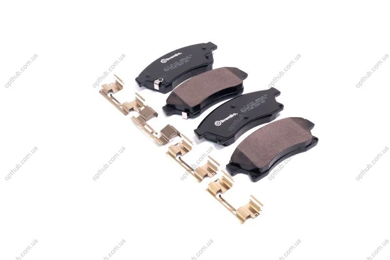 Колодка гальм. диск. CHEVROLET CRUZE 09- OPEL ASTRA J передн. (вир-во) C.I.U BREMBO P 59 076 (фото 1)