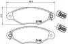 Гальмівні колодки дискові BREMBO P61 098 (фото 1)