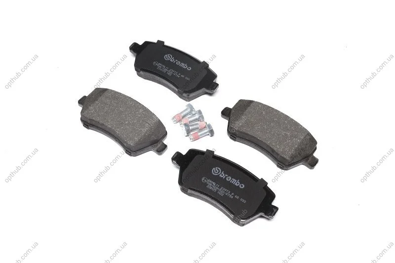 Колодка гальм. диск. NISSAN MICRA (K12), NOTE (E11) передн. (вир-во) C.I.U BREMBO P 68 033 (фото 1)