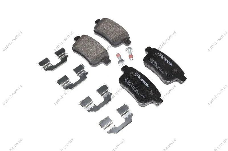 Колодка гальм. диск. RENAULT KANGOO задн. (вир-во) C.I.U BREMBO P 68 043 (фото 1)