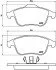 Гальмівні колодки дискові BREMBO P68 045 (фото 1)