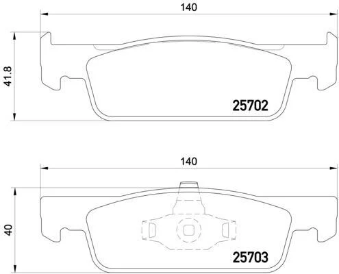 Гальмівні колодки дискові BREMBO P68059X (фото 1)