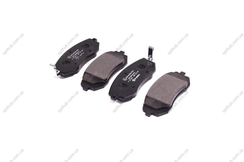 Колодка гальм. диск. SUBARU FORESTER (SF, SG), IMPREZA (GD, GG) передн. (вир-во) BREMBO P 78 013 (фото 1)