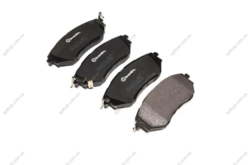 Колодка гальм. диск. SUBARU LEGACY IV передн. (вир-во) C.I.U BREMBO P 78 017 (фото 1)