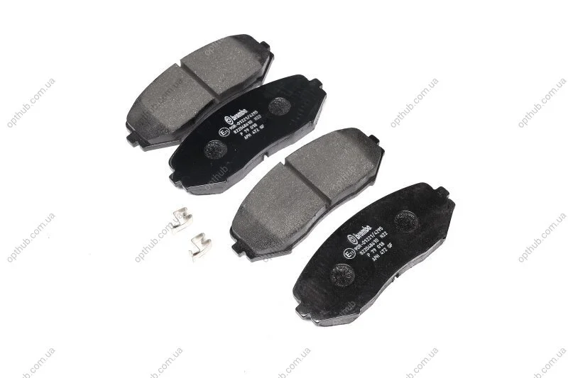 Колодка гальм. диск. SUZUKI GRAND VITARA передн. (вир-во) C.I.U BREMBO P 79 018 (фото 1)