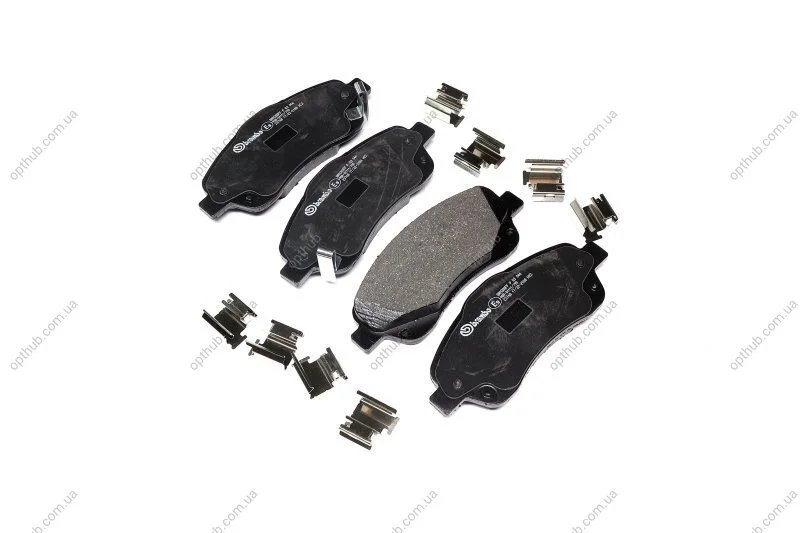 Колодка гальм. диск. TOYOTA AVENSIS (T25), COROLLA V передн. (вир-во) C.I.U BREMBO P 83 046 (фото 1)