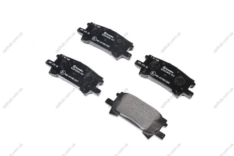 Колодка гальм. диск. LEXUS RX, задн. (вир-во) C.I.U BREMBO P 83 068 (фото 1)