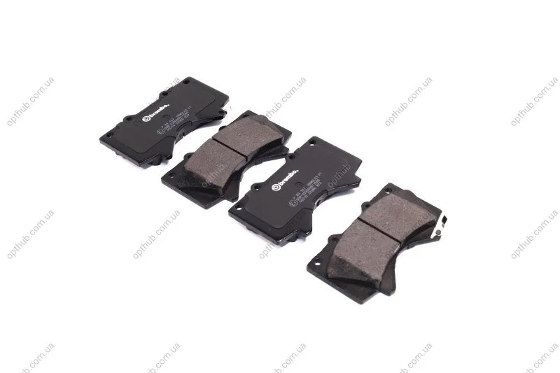 Колодка гальм. диск. TOYOTA LAND CRUISER 200 4.5D/4.7/5.7 08 - передн. (вир-во) C.I.U BREMBO P 83 107 (фото 1)