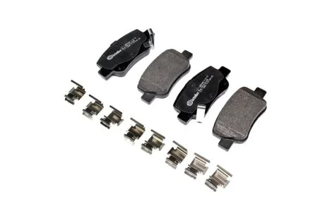 Колодка торм. диск. TOYOTA AVENSIS/AVENSIS SW 1.6,1.8,2.0,2.0D-4D,2.2D-4D 09- задн. (пр-во) BREMBO P 83 112