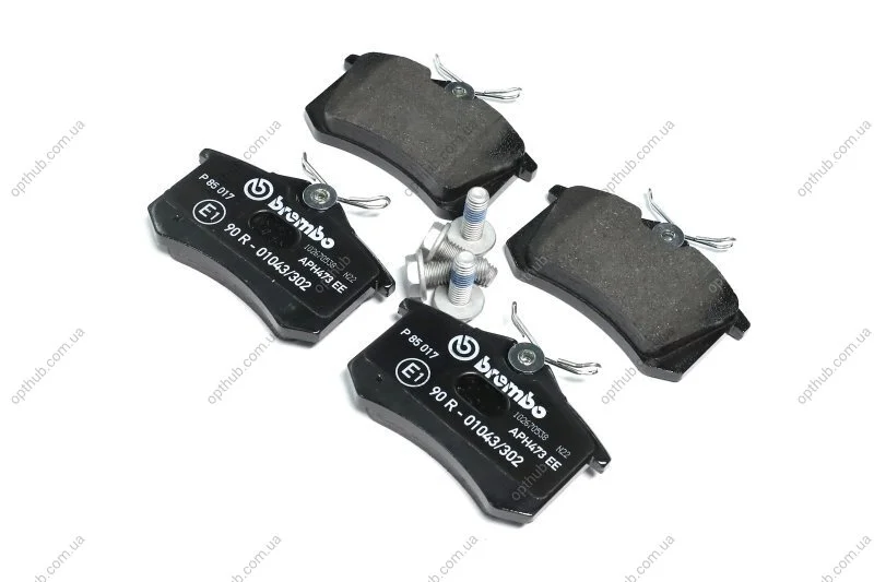 Колодка гальм. диск. AUDI A4, A6, VW GOLF IV задн. (вир-во) C.I.U BREMBO P 85 017 (фото 1)