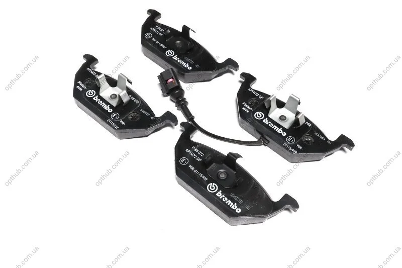 Колодка гальм. диск. AUDI A3, SEAT, SKODA, VW передн. (вир-во) C.I.U BREMBO P 85 072 (фото 1)