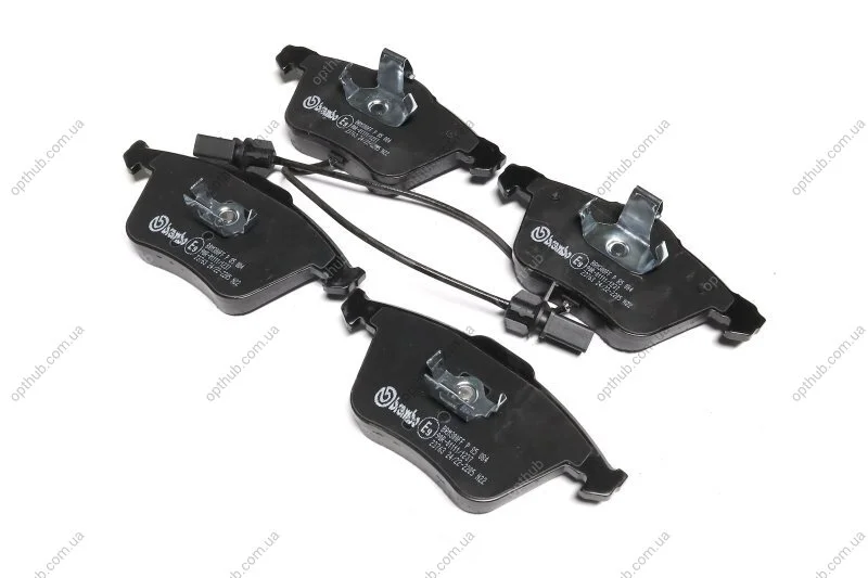 Колодки гальмівні дискові ПЕРЕДН AUDI A4 04-. AUDI A6 01- P85084-ua BREMBO P 85 084 (фото 1)