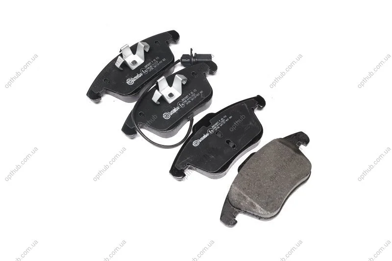 Колодка гальм. диск. SEAT ALHAMBRA 2010 - VW SHARAN 2010 - передн. (вир-во) P 85 113 C.I.U BREMBO P85 113 (фото 1)