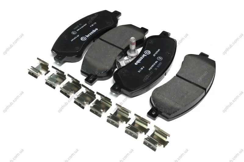 Колодка гальм. диск. FORD TRANSIT передн. (вир-во) C.I.U BREMBO P 85 115 (фото 1)