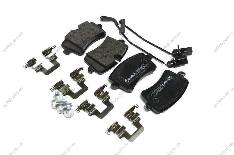 Колодка гальм. диск. AUDI A6 2.0-3.0 2011-,A8 2.0-6.3 09- задн. (вир-во) C.I.U BREMBO P 85 118 (фото 1)