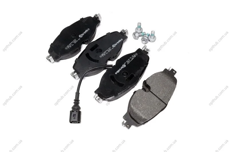 Колодка гальм. диск. SKODA OCTAVIA 1.2-2.0TDI 2012-, VW GOLF VII 1.2-2.0TDI 2012 - передн. (вир-во B C.I.U BREMBO P 85 126 (фото 1)