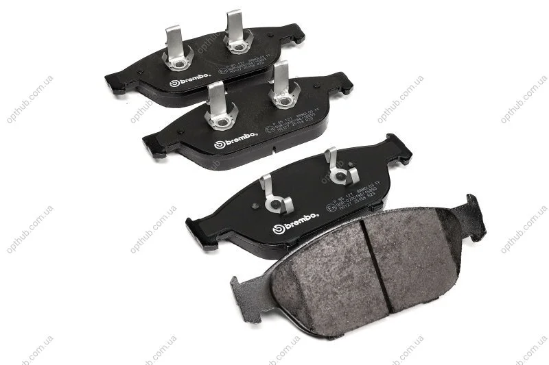 Колодки гальмівні дискові ПЕРЕДН AUDI A8 3.0 4.2TFSI QUATTRO,3.0 4.2TDI QUATTRO 09- P85127-ua BREMBO P 85 127 (фото 1)