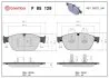 Колодки гальмівні дискові ПЕРЕДН AUDI A6 2.0-3.0 2011-,A7 2010- P85128-ua BREMBO P85 128 (фото 1)