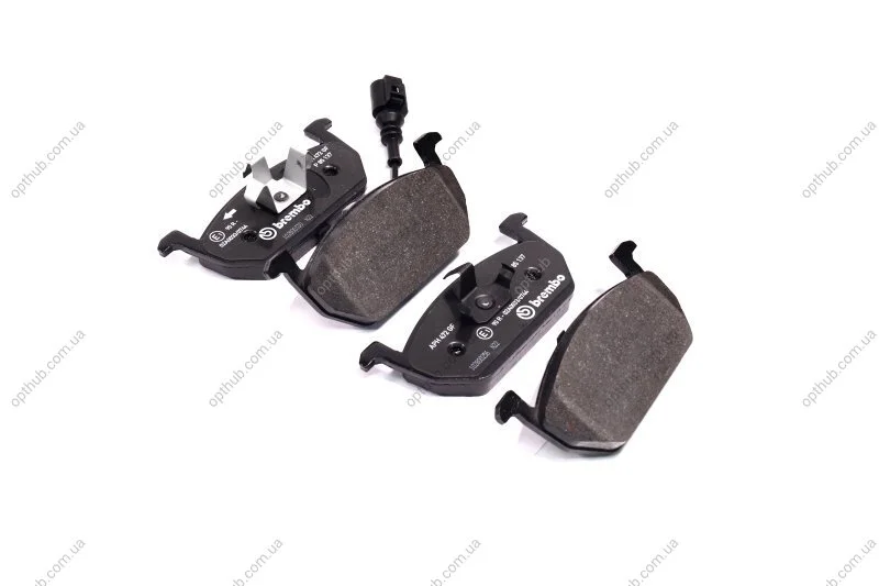 Колодка гальм. диск. SKODA OCTAVIA (5E3) (5E5) (11/12-); VW GOLF VII (11/12-) передн. (вир-во C.I.U BREMBO P 85 137 (фото 1)