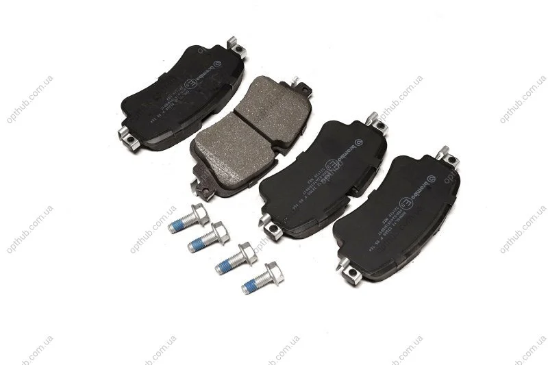 Колодки гальмівні дискові ЗАДН AUDI A4 05/15-,A5 (F53) 06/16-, Q5 (FY) 05/16-,AUDI Q7 (4M) 01/15- P85154 BREMBO P 85 154 (фото 1)