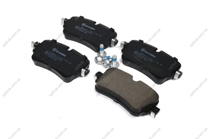 Колодки гальмівні дискові ЗАДН AUDI Q7 (4M) 01/15- P85161-ua BREMBO P 85 161 (фото 1)