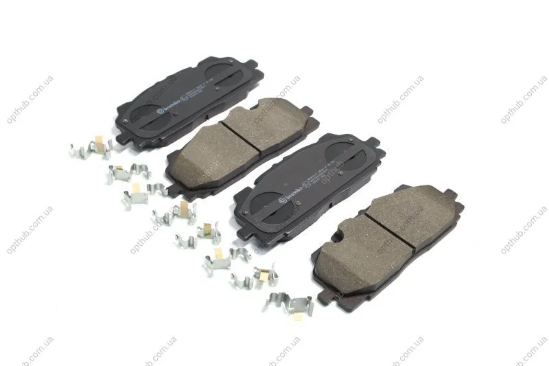 Колодки гальмівні дискові ПЕРЕДН AUDI A4 BERLINA (8W2,B9) AVANT (8W5,B9) 05/15- P85165 BREMBO P85 165 (фото 1)