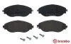 Тормозные колодки дисковые BREMBO P85 166 (фото 2)