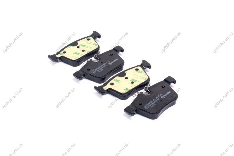 Колодка гальм. диск. LAND ROVER/JAGUAR Range Rover/Discovery/XE/XF/F-Pace задн. (вир-во) P 86 029 C.I.U BREMBO P86 029 (фото 1)