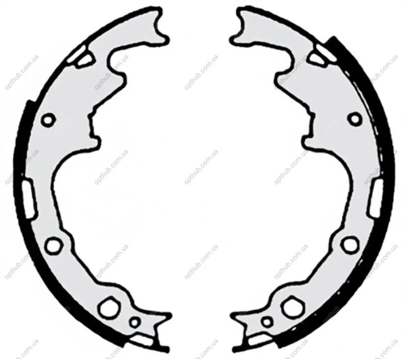 Гальмівні колодки барабанні BREMBO S10 502 (фото 1)