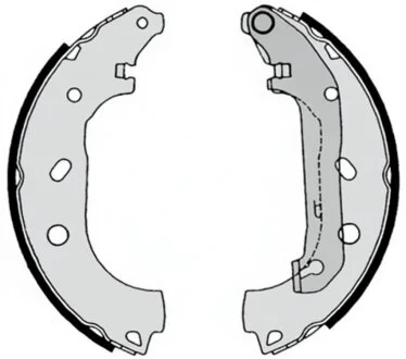 Гальмівні колодки барабанні BREMBO S24 539