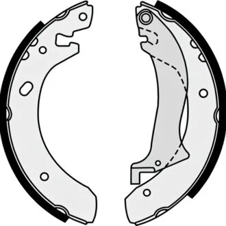 Колодки гальмівні барабанні (комплект 4 шт) BREMBO S44504