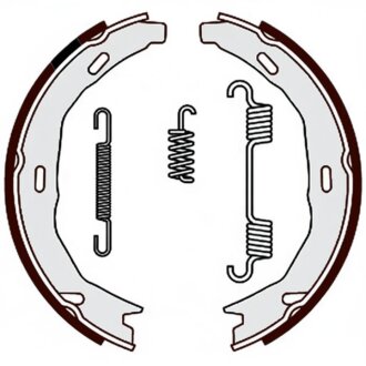 Гальмівні колодки барабанні BREMBO S50 522