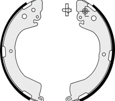 Колодки гальмівні барабанні (комплект 4 шт) BREMBO S54514