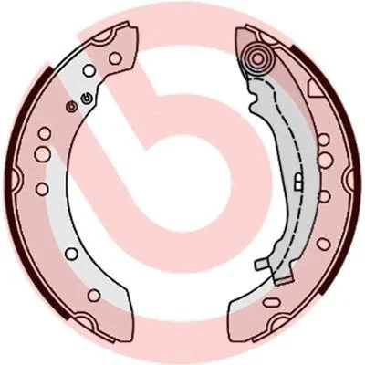 Комплект тормозных колодок BREMBO S54521 (фото 1)