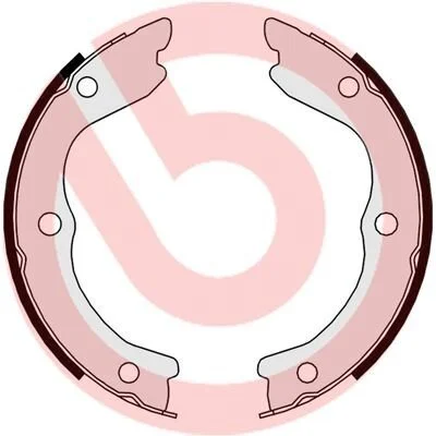 Комплект гальмівних колодок BREMBO S56 543 (фото 1)