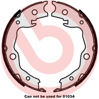 Тормозные колодки барабанные BREMBO S56 545