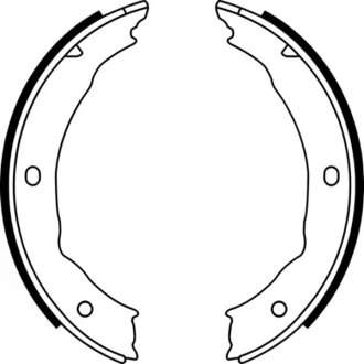 Колодки гальмівні барабанні (комплект 4 шт) BREMBO S61540