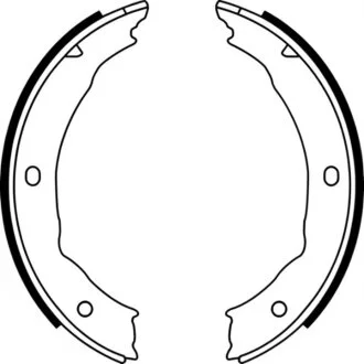 Колодки гальмівні барабанні (комплект 4 шт) BREMBO S61540