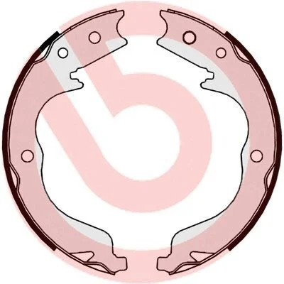 Комплект гальмівних колодок BREMBO S61542 (фото 1)