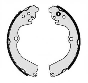 Колодки гальмівні барабанні (комплект 4 шт) ЗАДН SUBARU FORESTER (SF_) 03/97-09/02,SUBARU FORESTER (S -ua BREMBO S 78 505