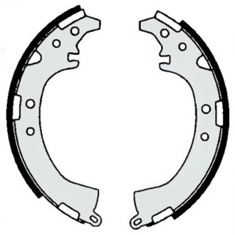 Колодки гальмівні барабанні (комплект 4 шт) BREMBO S83528