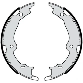 Колодки гальмівні барабанні (комплект 4 шт) BREMBO S83572