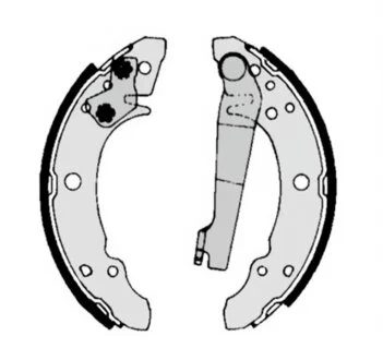 Тормозные колодки барабанные BREMBO S85 507