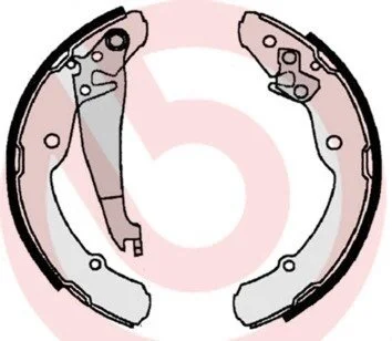 Комплект гальмівних колодок BREMBO S85 516 (фото 1)