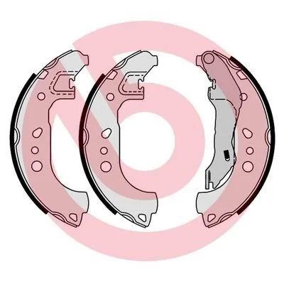 Комплект тормозных колодок BREMBO S85543 (фото 1)