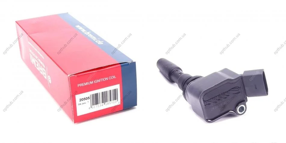 Котушка запалювання VW Caddy/Skoda Octavia 1.0-1.4TSI 12- UA63 BREMI 20505 (фото 1)