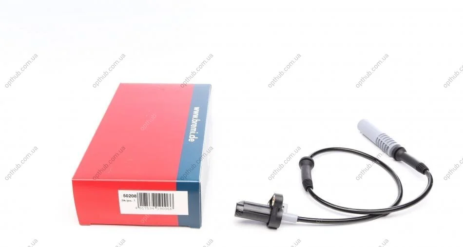 Датчик ABS (передній) BMW 5 (E39) 95-03 (opt-om) BREMI 50208 (фото 1)
